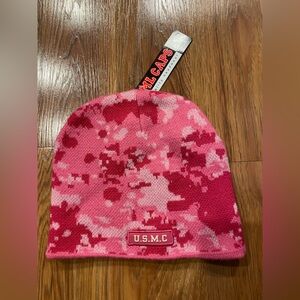 NWT USMC Pink Camo Women's Beanie